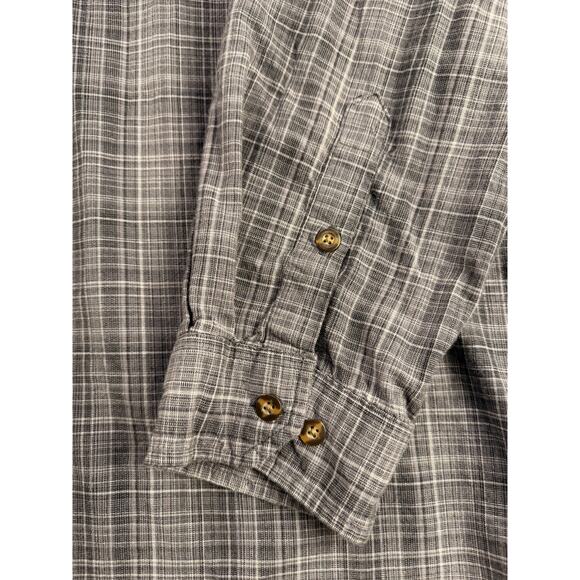 Carhartt Flannel Shirt Rugged Flex Relaxed Fit Workwear Mens 3XL Gray Plaid - Picture 4 of 7